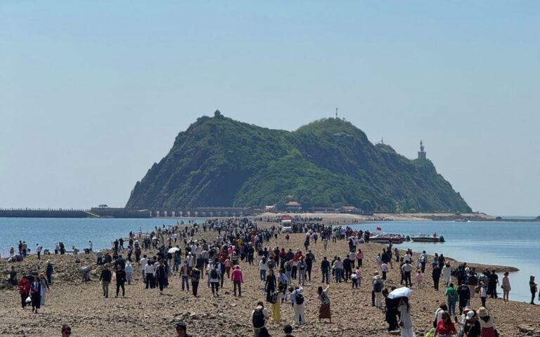 週末の錦州旅行#2：錦州筆架山を探る｜天地の間で満ち引きする潮汐の奇観