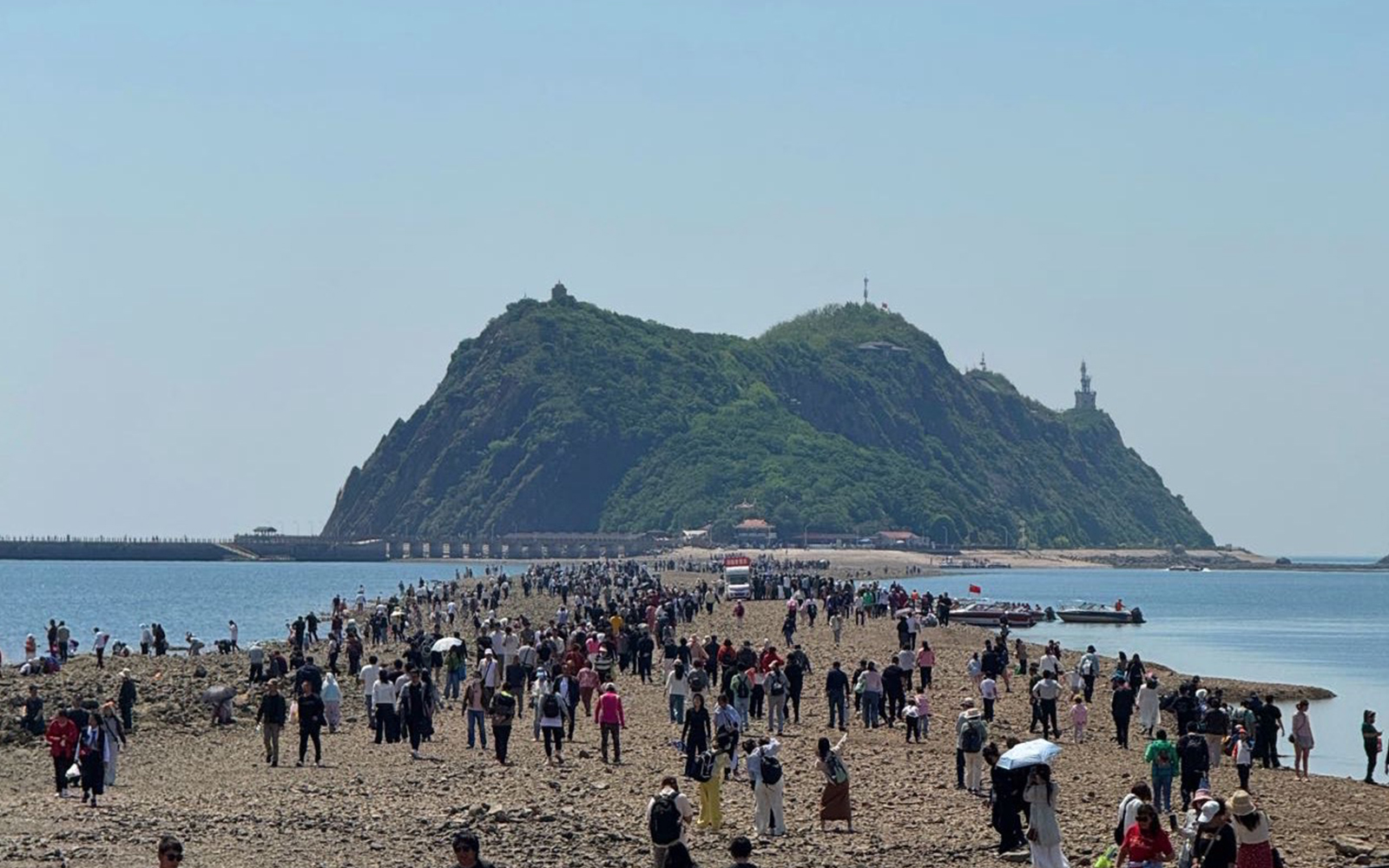 週末の錦州旅行#2:錦州筆架山を探る|天地の間で満ち引きする潮汐の奇観