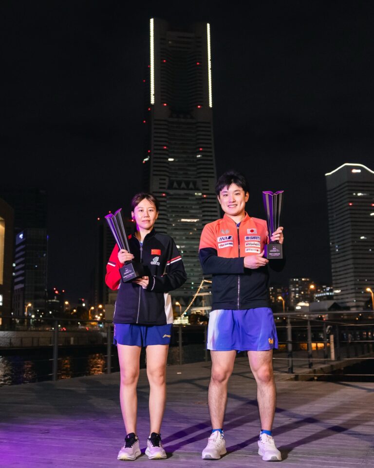 横浜チャンピオンシップレポート：陳幸同が孫穎莎を破り、女子シングルス制覇、張本智和がホームで王楚欽を逆転して頂点に